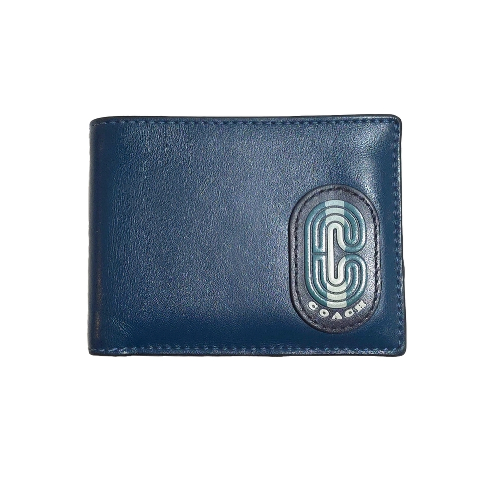 COACH Blue Leather Wallet